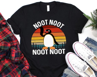 Pingu Noot Noot Motherf*ckers Camiseta divertida, Camiseta Noot Noot Pingu, Camiseta de regalo Funny Meme, amantes de los pingüinos, camiseta de pingüino de noot noot