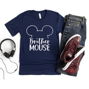 Brother Mouse Disney Family Shirt, Fathers days gift, gift for uncle, Shirts, Disney Family Shirt, Disneyworld shirt, Disney Family Trip