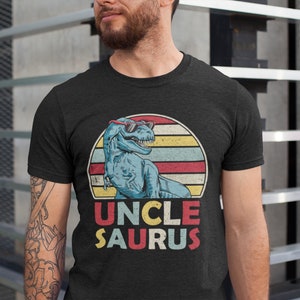 Onkel Saurus Shirt, OnkelSaurus Shirt, Geschenk für Onkel, Onkel Dinosaurier Shirt, Onkel Geschenk, Familien Saurus, Vatertagsgeschenke, lustiges Onkel T-Shirt