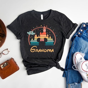 Grandma mouse shirt, Disney family , women&#39;s Disney shirt, Disney grandma shirt, Disneyworld shirt, Disney Vacation Shirt, Disneyland