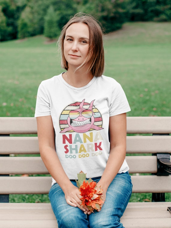 Nana shark best sale shirt
