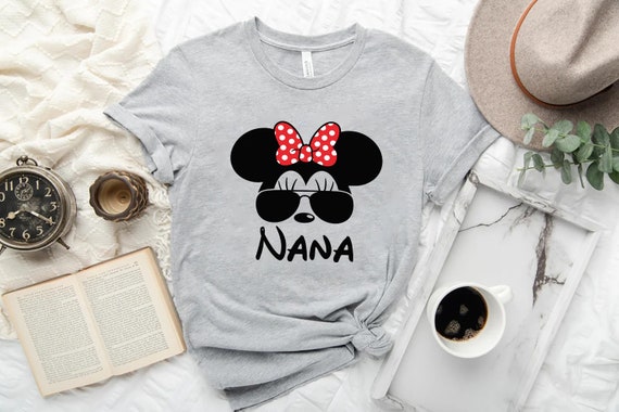 Disney Nana Mouse Shirt, Nana Mouse Shirt, Disney Mouse Grandma , Disney  Shirt, Minnie Nana Shirt, Grandma Mouse Shirt,disneyland Shirt 40 - Etsy
