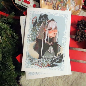 Carte de Voeux pour Noël et les fêtes de fin d'années L'esprit des Fêtes