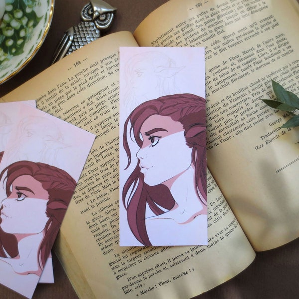 Marque-page pour livre de poche Personnage de fantasy Faune