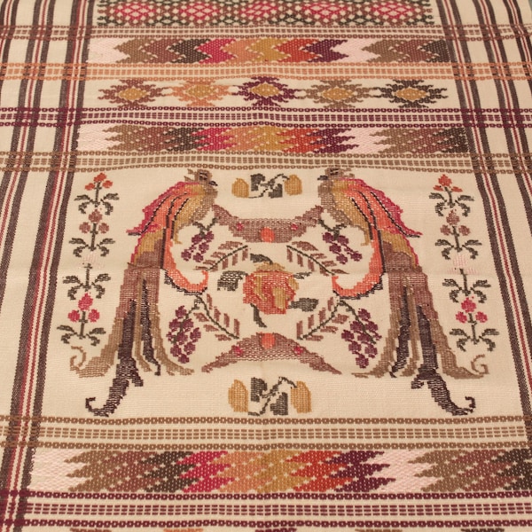 Mayan Textile with Quetzal, Guatemalan Table Runner Handwoven by Indigenous Women Artisans