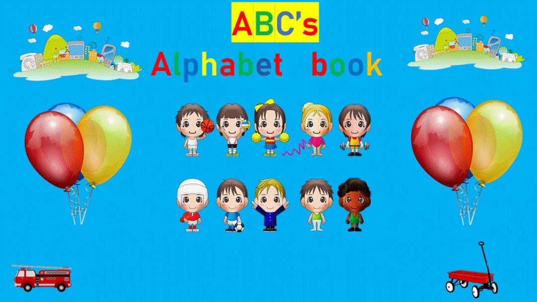 ABC Phonics Book, ABC Alphabet Book, ABC Book With Pictures Etsy