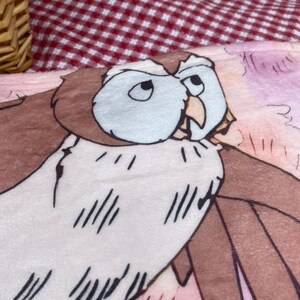 Classic Storybook Bear and Friends Blanket: 30x40 Polyester Fleece | True Friends Forever | Watercolor-Like Design | Lightweight and Thin image 4