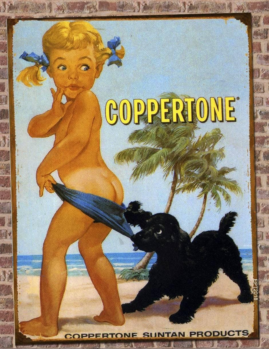 Vintage Coppertone - Etsy Ireland