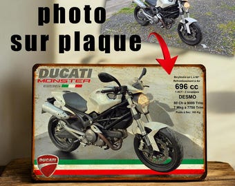 Plaque métal perso d'après vos photos