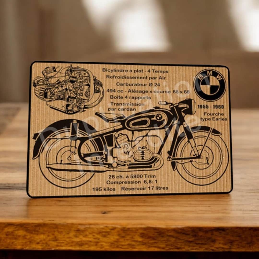 Vintage BMW R26 Sport Metal Sign - Etsy
