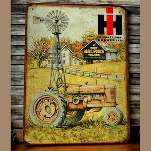Plaque déco Case Tractor TIN SIGNS - Conditions Extremes
