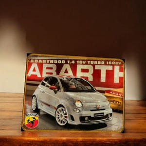 Fiat Abarth Sign - Etsy