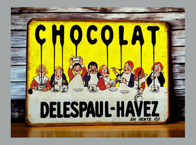 Plaque Emaillee Delespaul Havez d’occasion