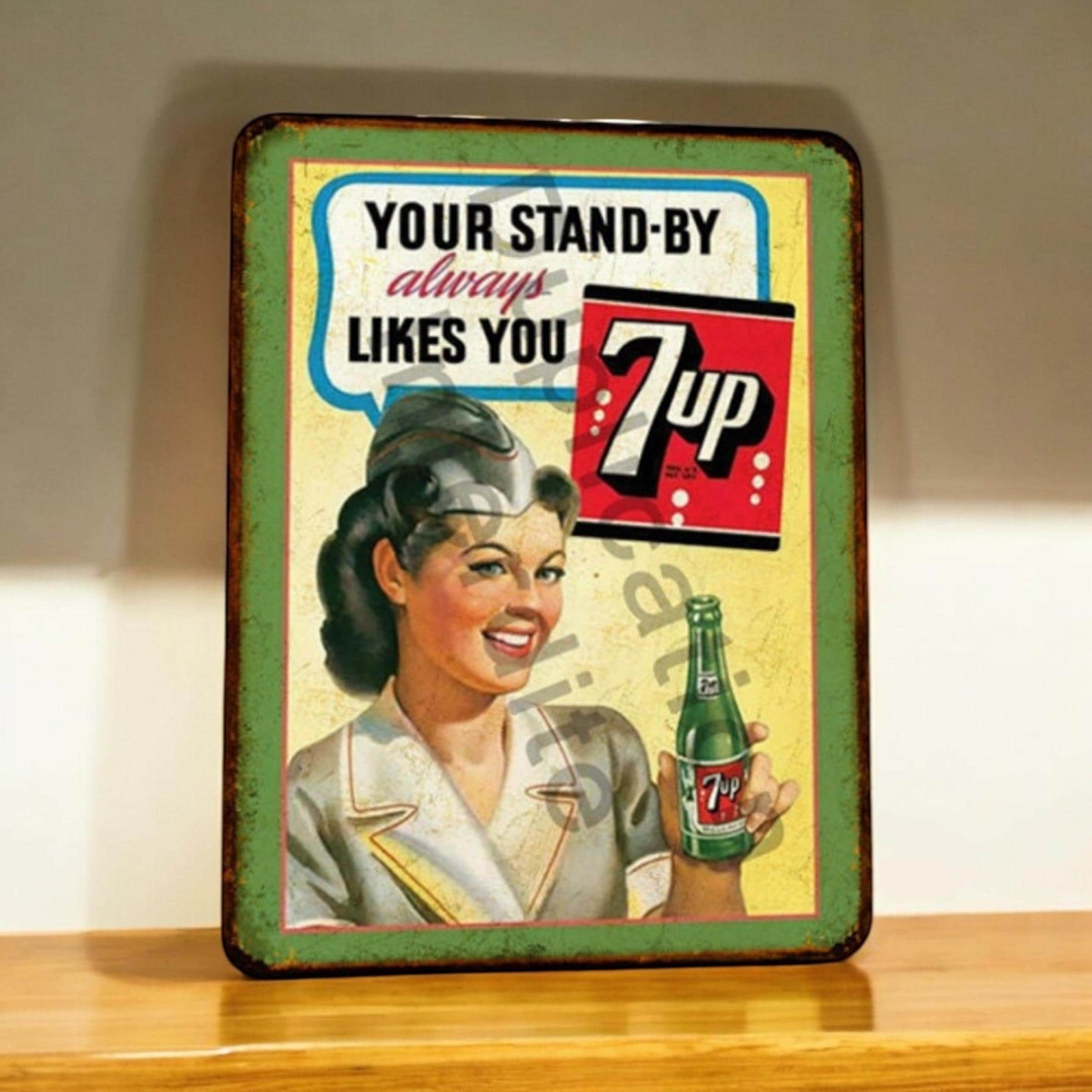 Bouteille De 7up Vintage Seven Up | Le Fourgon