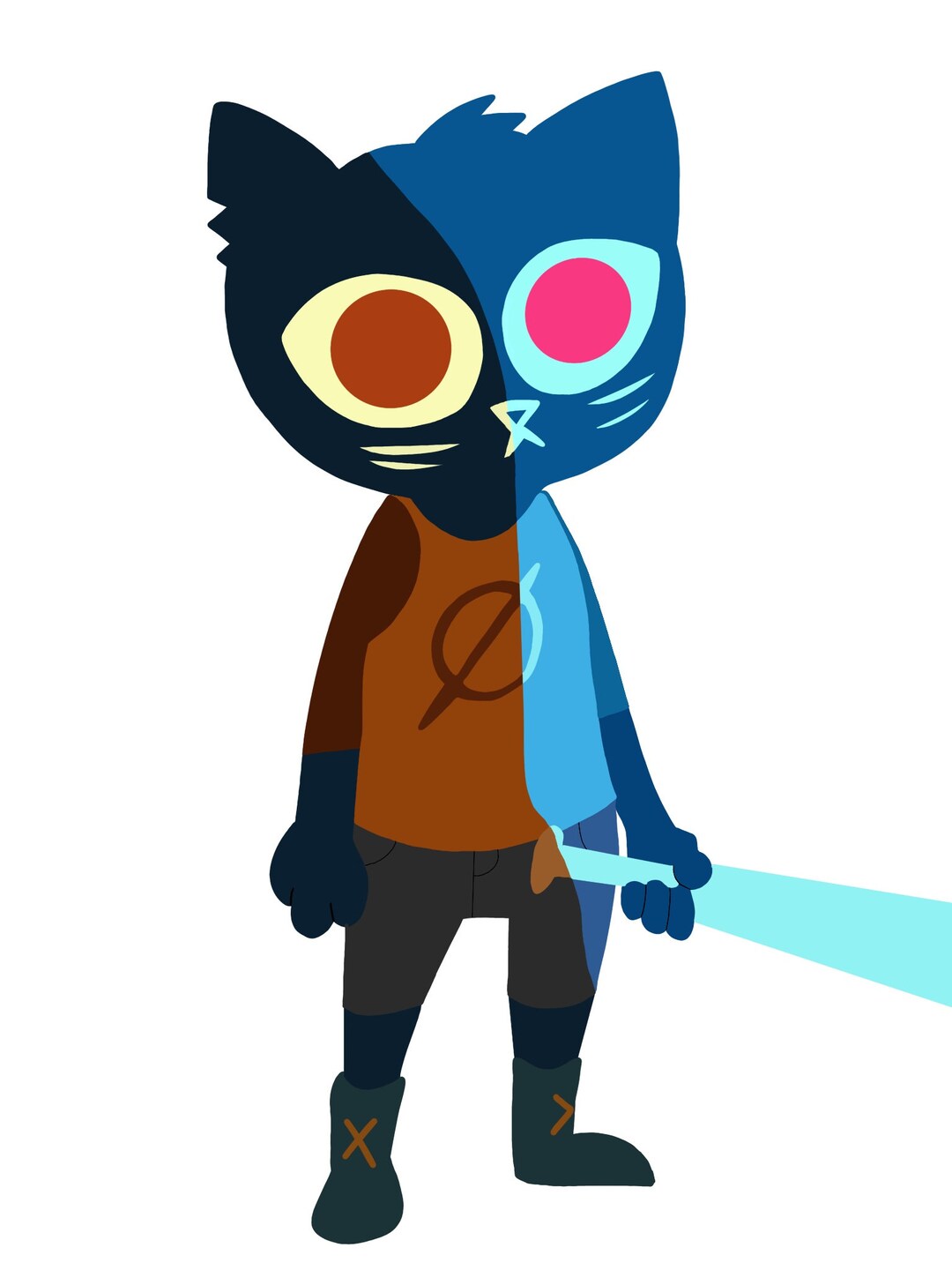 Night in the Woods Mae Print Etsy