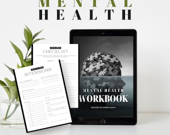 Mental Health and Self Help Workbook | Self Help Workbook | Self-care Journal | Mental Health | Instant Download | Self Help |  Printable