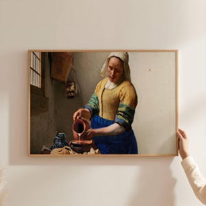The milkmaid - Art Print, Digital Print File, Wall Art Decor, Home Decoration, Print Art Poster
