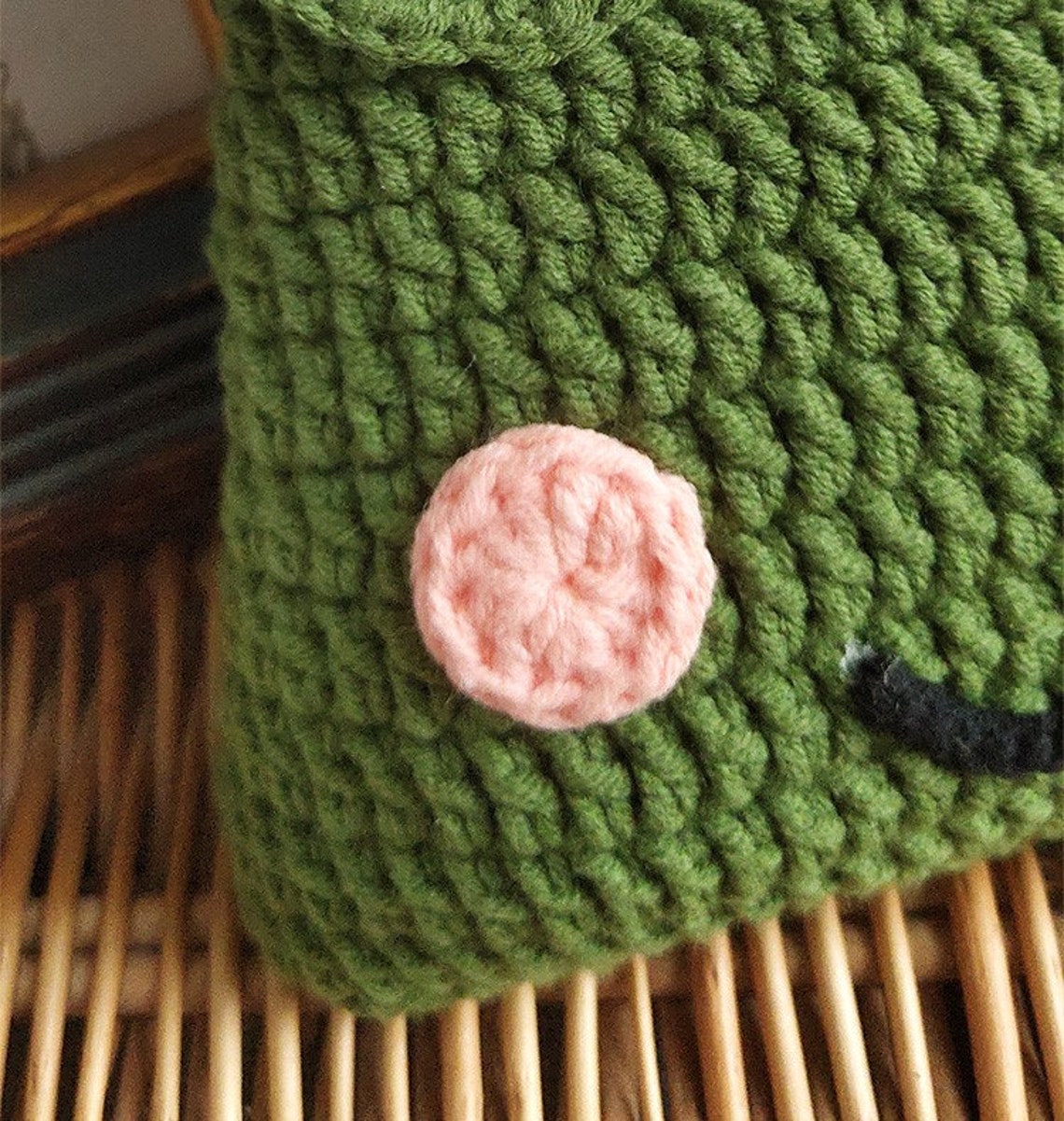 Crochet Frog Bag Handmade Cute Frog Tote Bag Funny Frog Bag Etsy