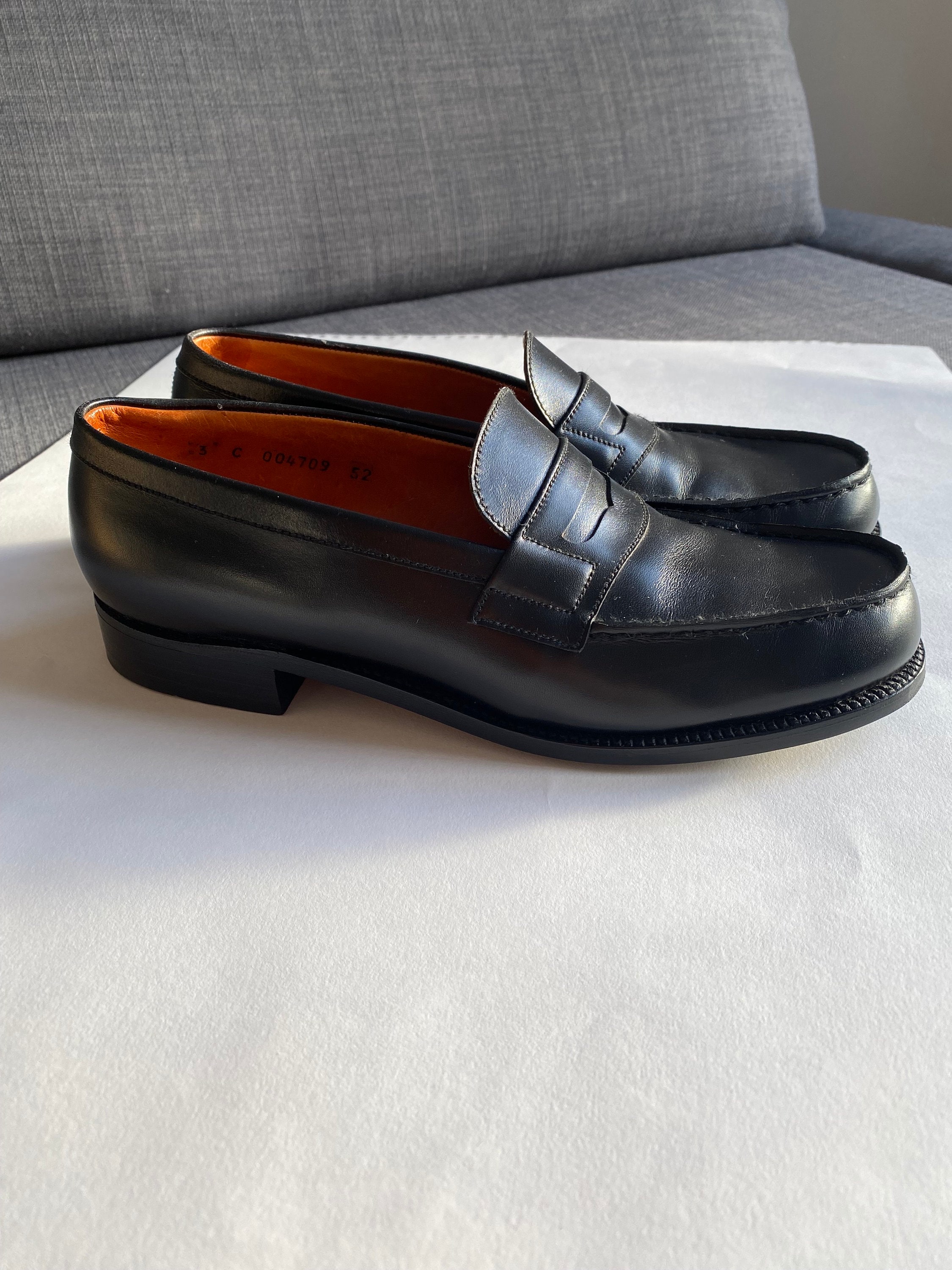 JM Weston Black Leather 180 Loafer / Free UK Delivery - Etsy