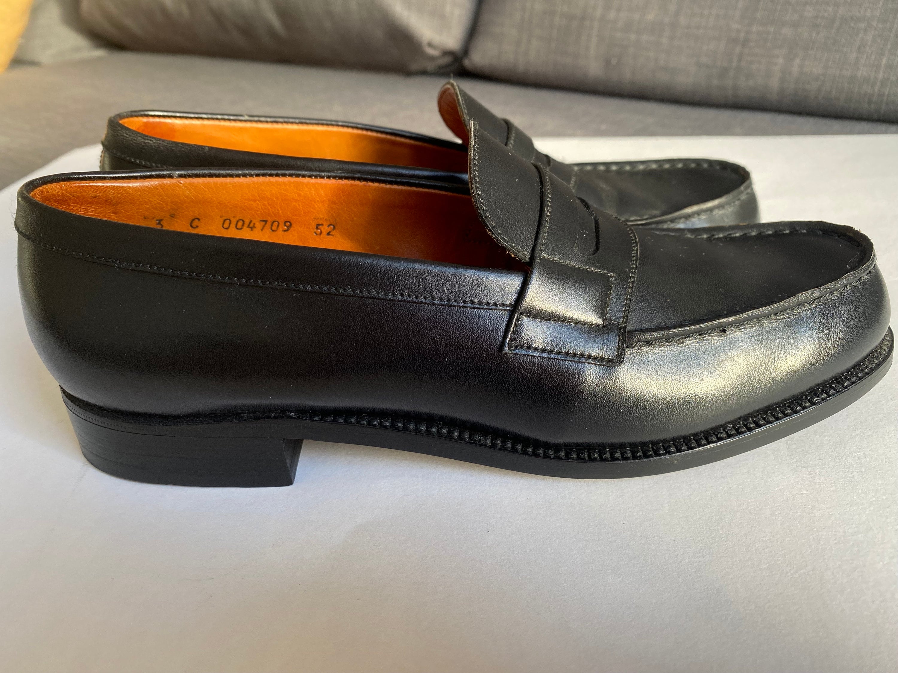 JM Weston Black Leather 180 Loafer / Free UK Delivery - Etsy