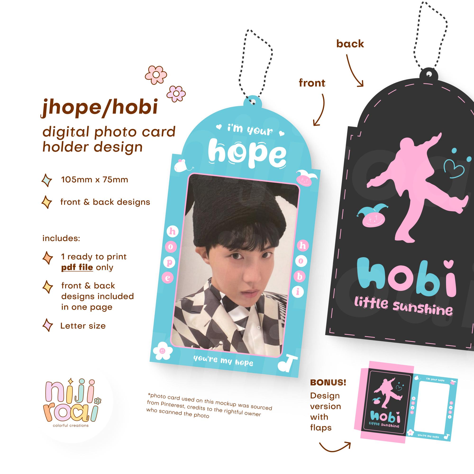 J-HOPE ミニフォトカードバインダー Jhope Photocard Holder - Etsy