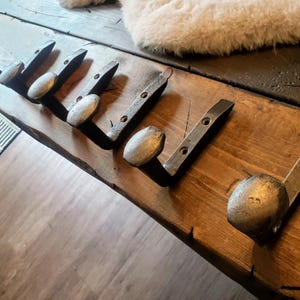 Bent Railroad Spike Hooks