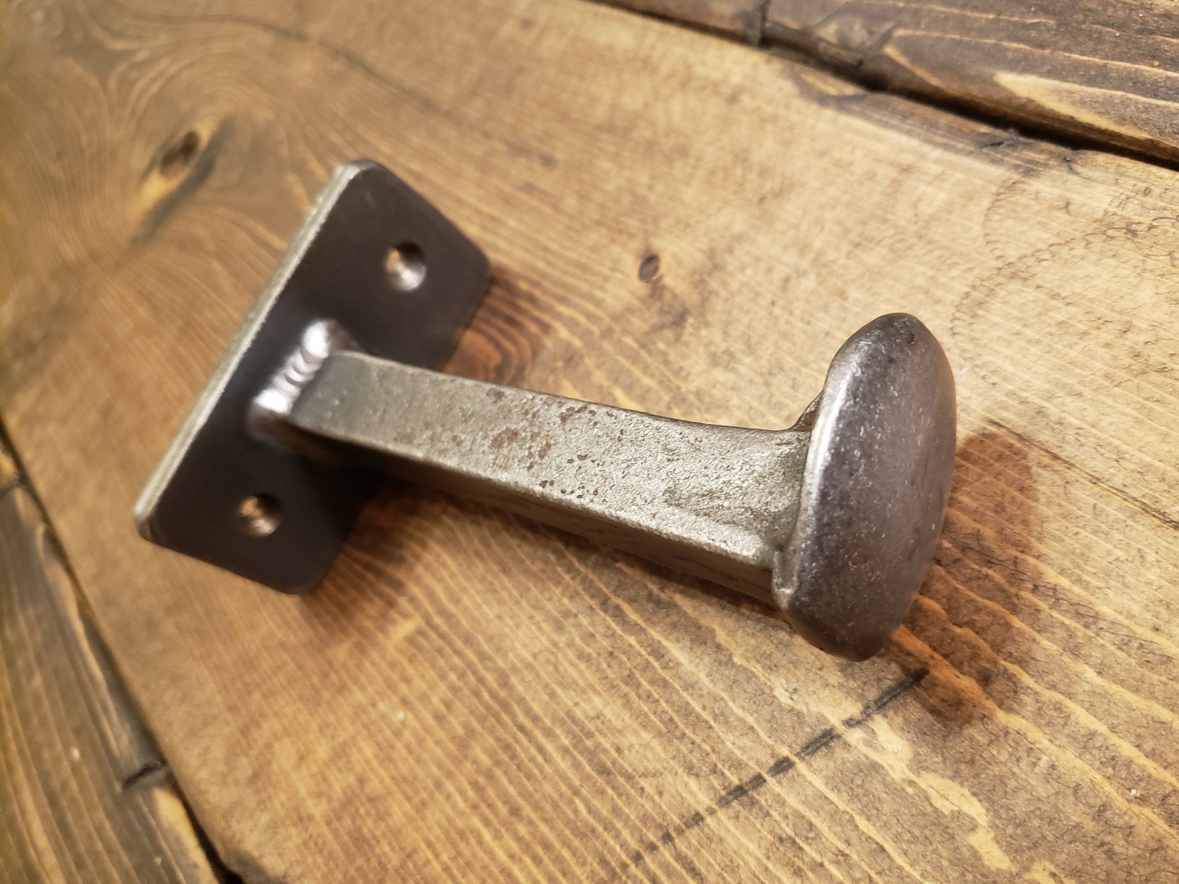 Railroad Spike Hooks Etsy
