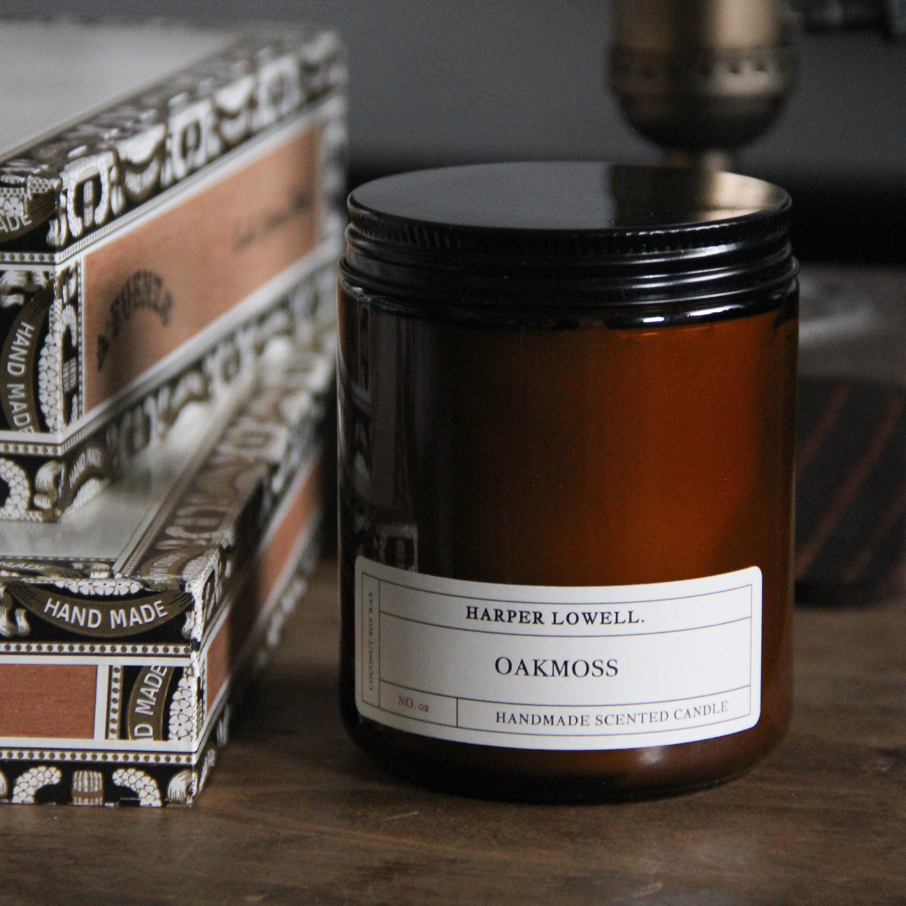 Oakmoss Scented Candle Gift for Him Candles With Masculine Scents Man ...