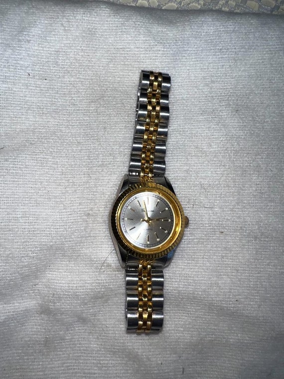 terremoto cheque Mula Vintage Geneva Quartz Ladies Reloj de pulsera en tono dorado - Etsy México