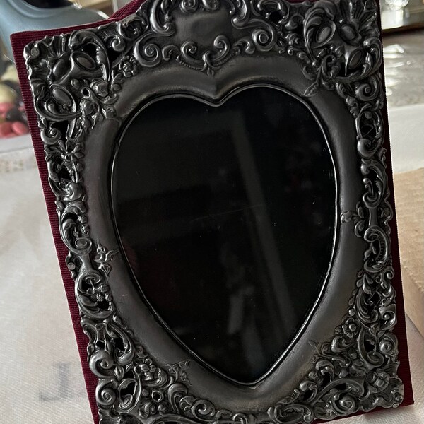 Wooden Heart Shaped Picture Frame Etsy