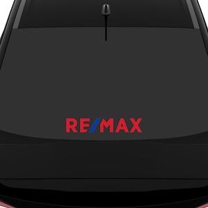 RE/MAX Decal, Remax Agent Decal, Decal for Glass, Phone, Mugs, Multi-Surface Decal, Real Estate Decal, Remax Realtor Marketing.
