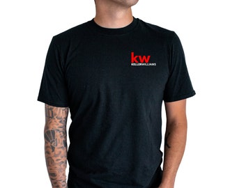 Kw Keller Williams Logo Unisex T-Shirt, Keller Williams Men's T-Shirt, Kw Logo Women's T-Shirt, Realtor Marketing Shirt, Bella Canvas Shirt.