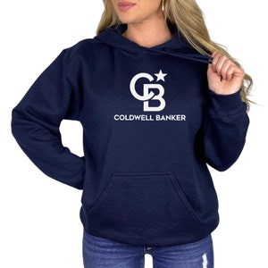 CB Coldwell Banker Unisex Hoodie, Real Estate Agent Clothing, CB Realtor Hoodie, Realtor Marketing Hoodie, Gildan Hoodie, Vinyl Logo. image 1