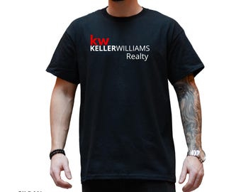 Keller Williams Realty T-Shirt: Gildan, Bella Canvas Unisex Tee, Realtor Casual Apparel, Vinyl.