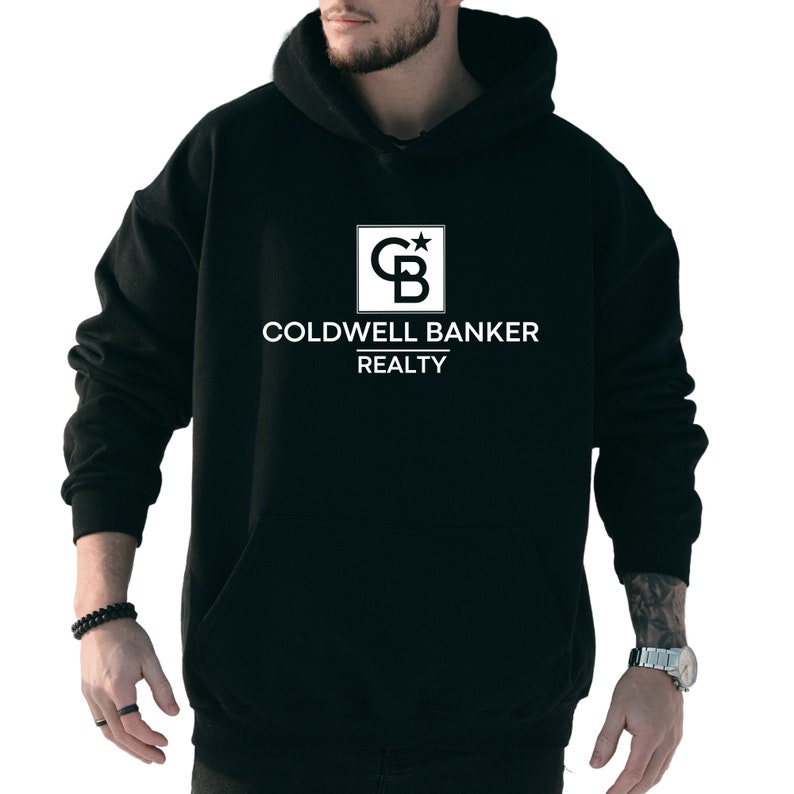 Coldwell Banker Realty Logo Unisex Hoodie, Coldwell Banker Realtor Men's Hoodie, Coldwell Banker Clothing, Gift for Realtor, Gildan. image 2