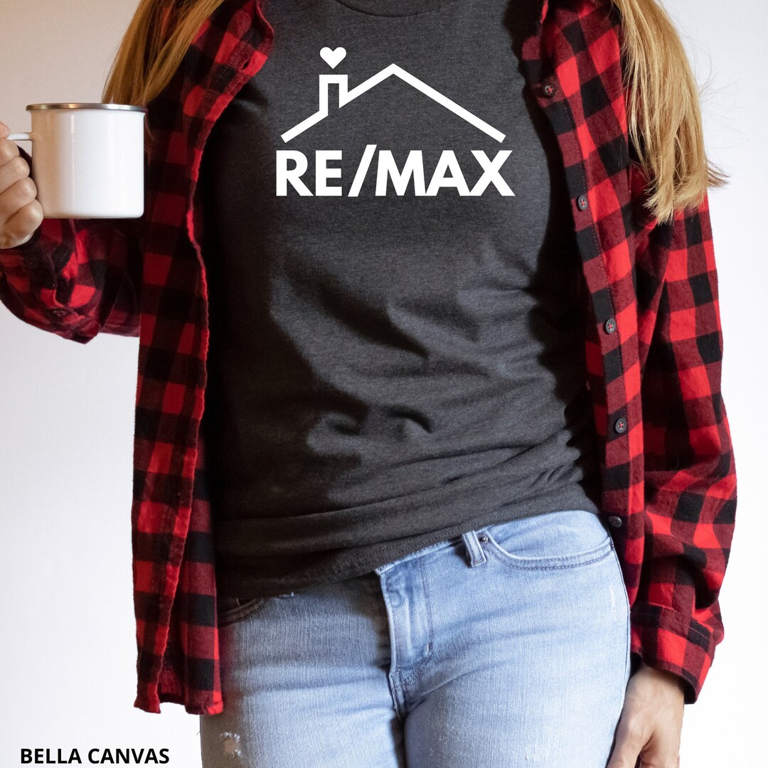 REMAX Logo With Roof & Heart Women's Tshirt Remax Logo Etsy