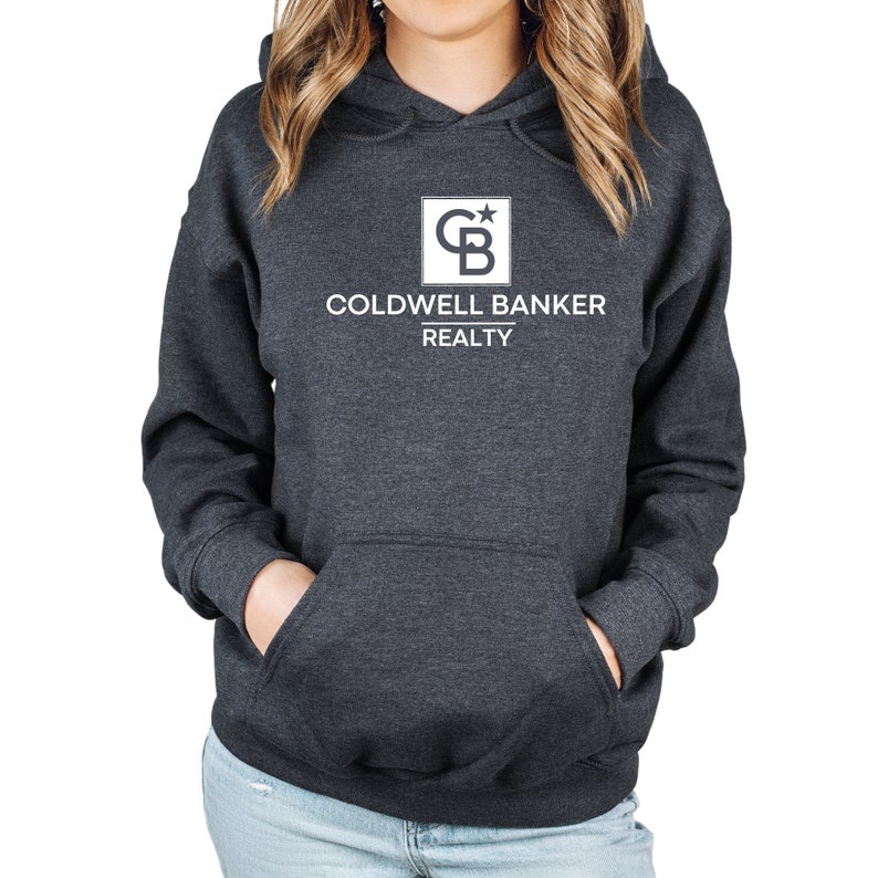 Coldwell Banker Realty Logo Unisex Hoodie, Coldwell Banker Realtor Men's Hoodie, Coldwell Banker Clothing, Gift for Realtor, Gildan. image 4