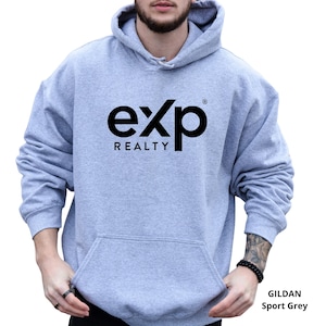EXP Realty Logo Unisex Hoodie: Realtor Marketing Apparel, Vinyl Design.