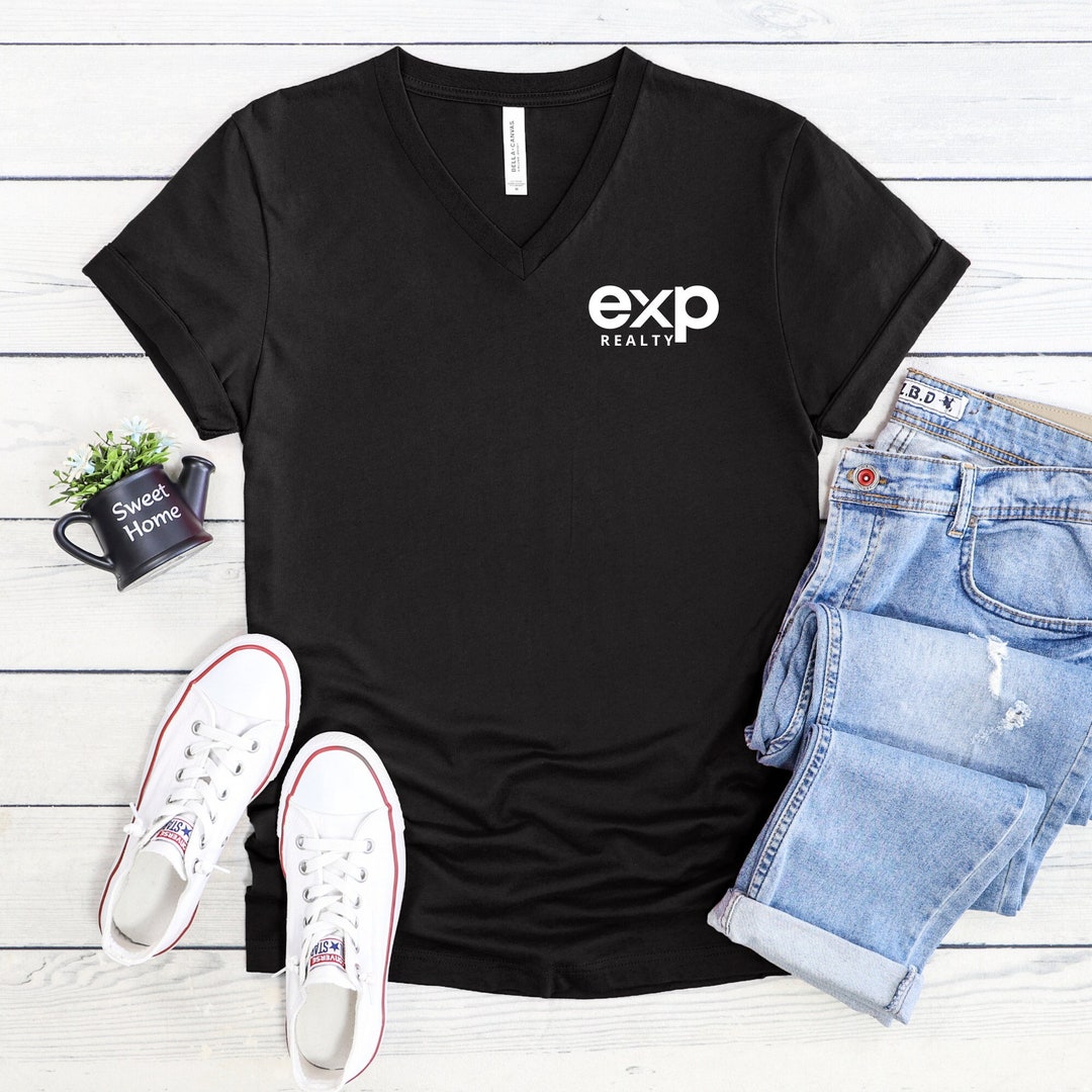 Exp Realty Logo Unisex Vneck Shirt, Exp Realtor Marketing Tshirt