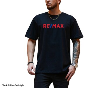 RE/MAX Logo Unisex T-Shirt, Realtor Marketing T-Shirt, Real Estate T-Shirt, Realtor Gift, Vinyl Design, Gildan Softstyle Unisex T-Shirt. image 1