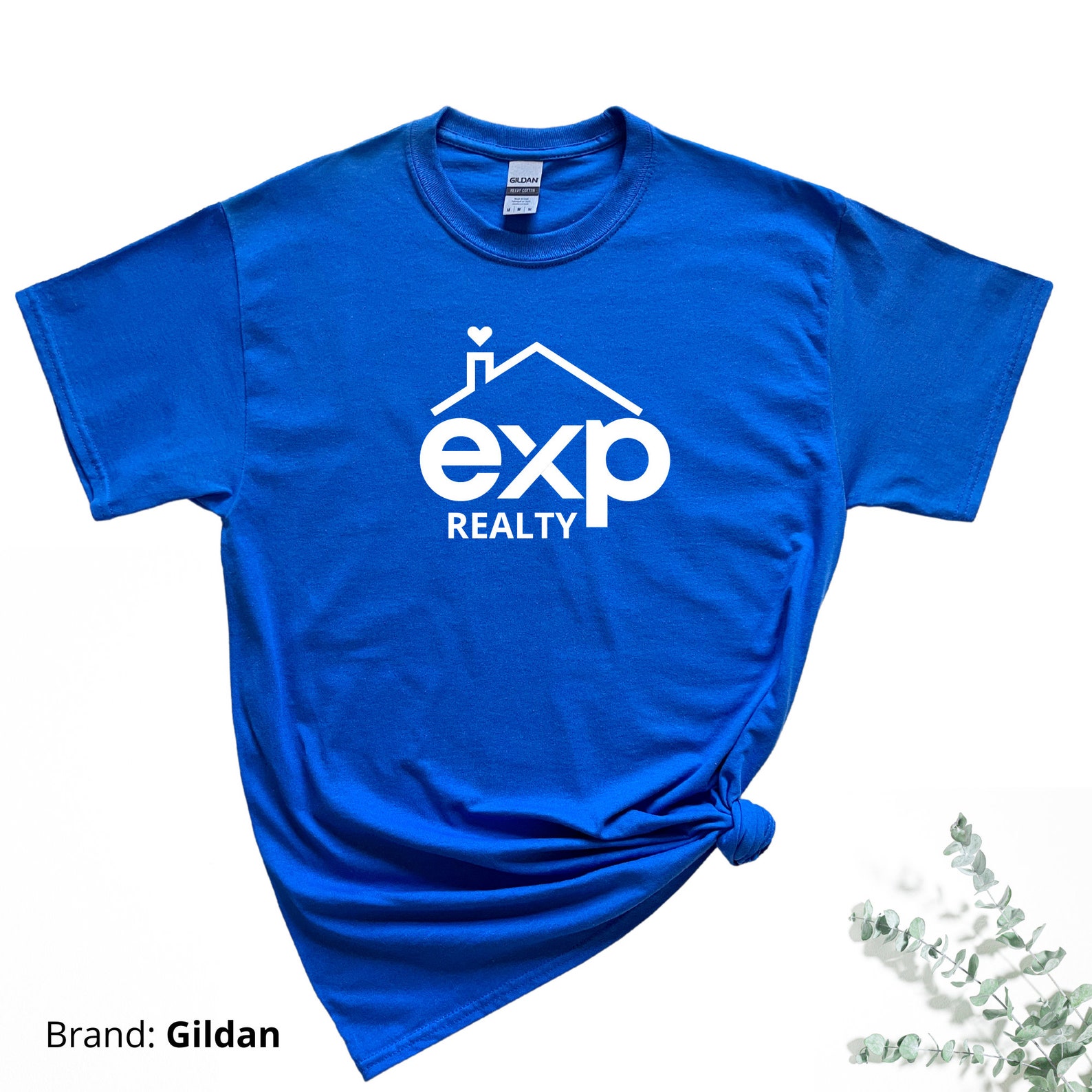 Exp Realty Logo With Roof & Heart Women Tshirt Exp Realty Etsy