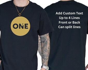 Customizable Realty ONE Group T-Shirt: Solid Round Logo, Personalized Realtor Apparel.