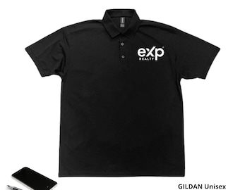 Exp Realty Dryblend Unisex Jersey Polo, Realtor Marketing Apparel, Vinyl.