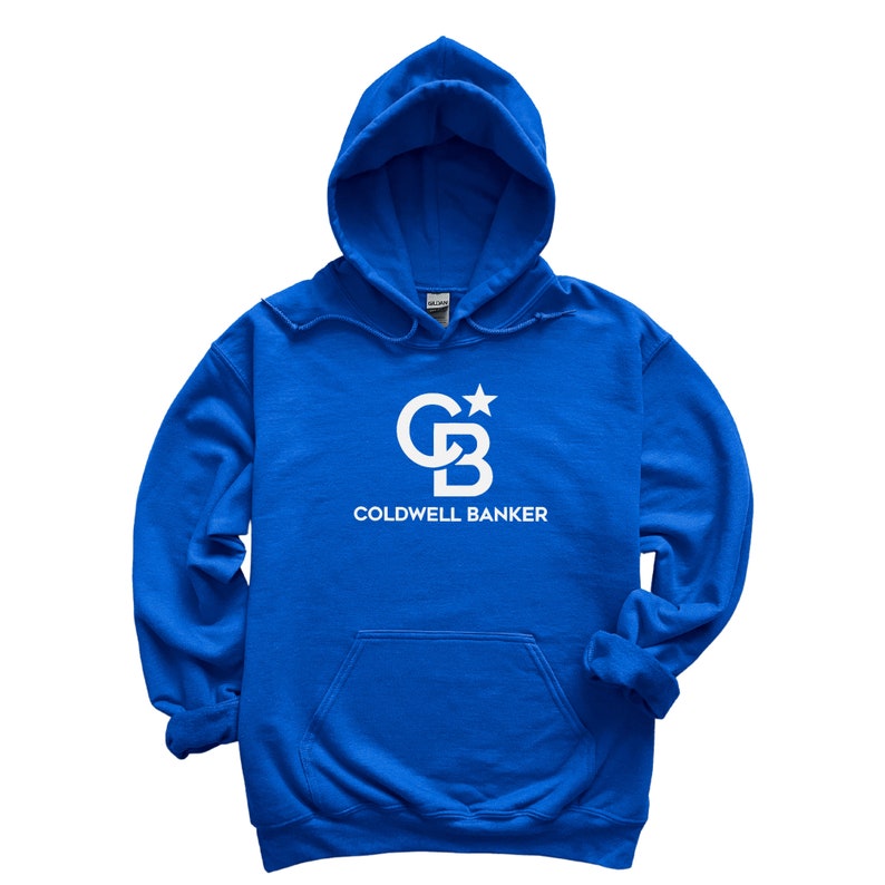 CB Coldwell Banker Unisex Hoodie, Real Estate Agent Clothing, CB Realtor Hoodie, Realtor Marketing Hoodie, Gildan Hoodie, Vinyl Logo. image 7