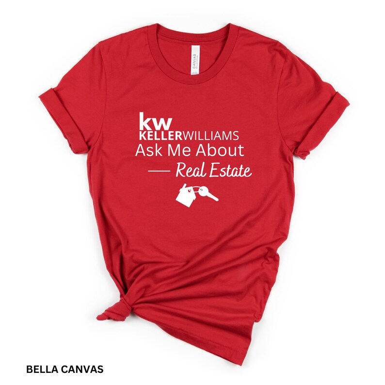 Kw Keller Williams Ask Me About Real Estate Unisex Tshirt Kw Etsy