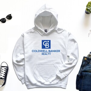 Coldwell Banker Realty Logo Unisex Hoodie, Coldwell Banker Realtor Men's Hoodie, Coldwell Banker Clothing, Gift for Realtor, Gildan. image 6