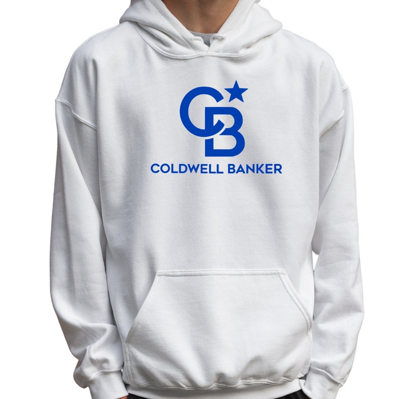 CB Coldwell Banker Unisex Hoodie, Real Estate Agent Clothing, CB Realtor Hoodie, Realtor Marketing Hoodie, Gildan Hoodie, Vinyl Logo. image 6