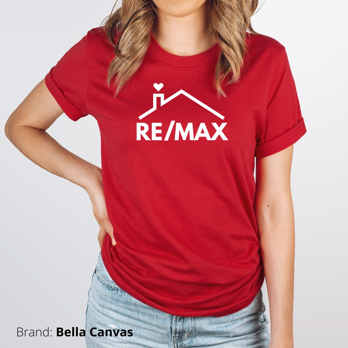 REMAX Logo With Roof & Heart Women's Tshirt Remax Logo Etsy