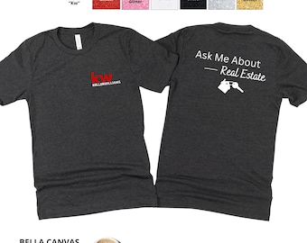 Keller Williams Ask Me About Real Estate w/House Keys, Realtor Marketing Apparel, Vinyl.