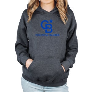 CB Coldwell Banker Unisex Hoodie, Real Estate Agent Clothing, CB Realtor Hoodie, Realtor Marketing Hoodie, Gildan Hoodie, Vinyl Logo. image 5